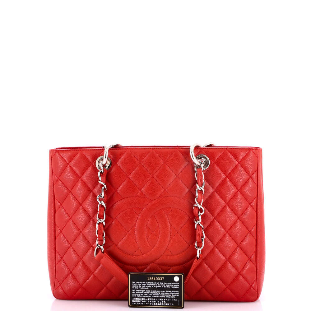 Chanel Grand Shopping Tote Quilted Caviar - Picture 2 of 7